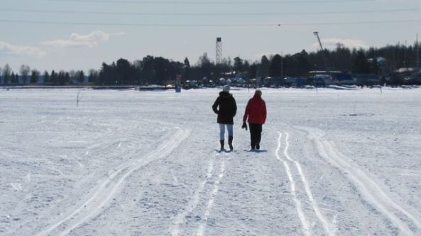 En inte helt ovanlig syn i denna ociviliserade del av landet.