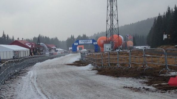 Upploppet på Bieg Piastow-banan dagen innan 2014-års lopp.