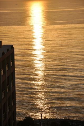 Benalmádena gryningen den 30 september 2014