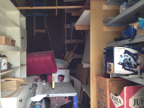 Förrådet för renoveringen