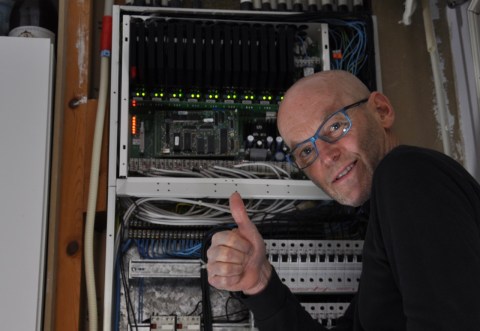 Nya systemet gick igång utan problem.