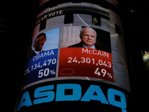 Times Square i november 2008.